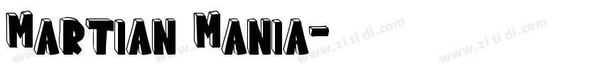Martian Mania字体转换